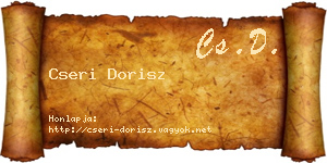 Cseri Dorisz névjegykártya